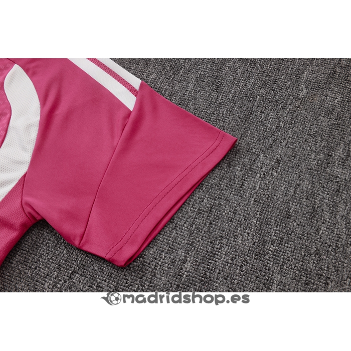 Chandal del Real Madrid Manga Corta 26-27 Rosa - Pantalon Corto